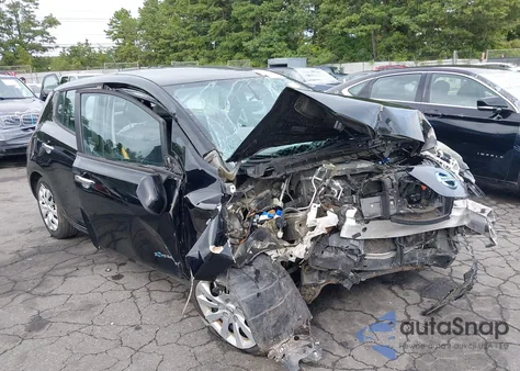 2013 Nissan Leaf S z USA, uszkodzony, nr VIN 1N4AZ0CP5DC423461